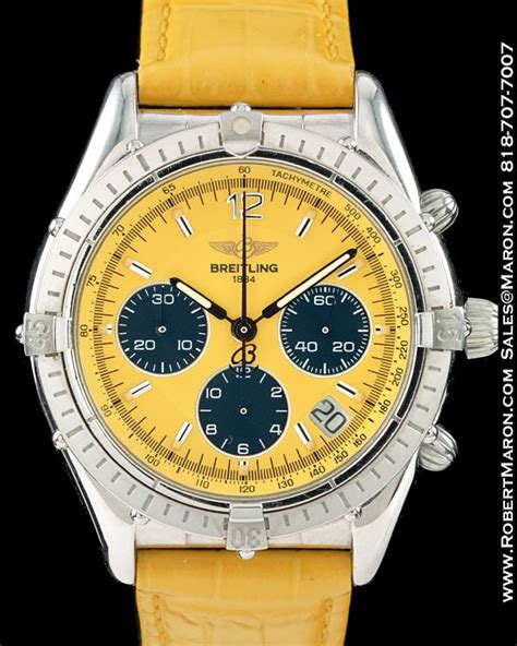 breitling cockpit yellow|breitling cockpit chronometre certifie.